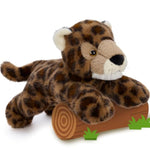 16 Inch Cheetah Stuffed Animal, Soft Cute Cub Plush, Wild Cheetah Animals Fun Gift For Boys, Girls, Kids
