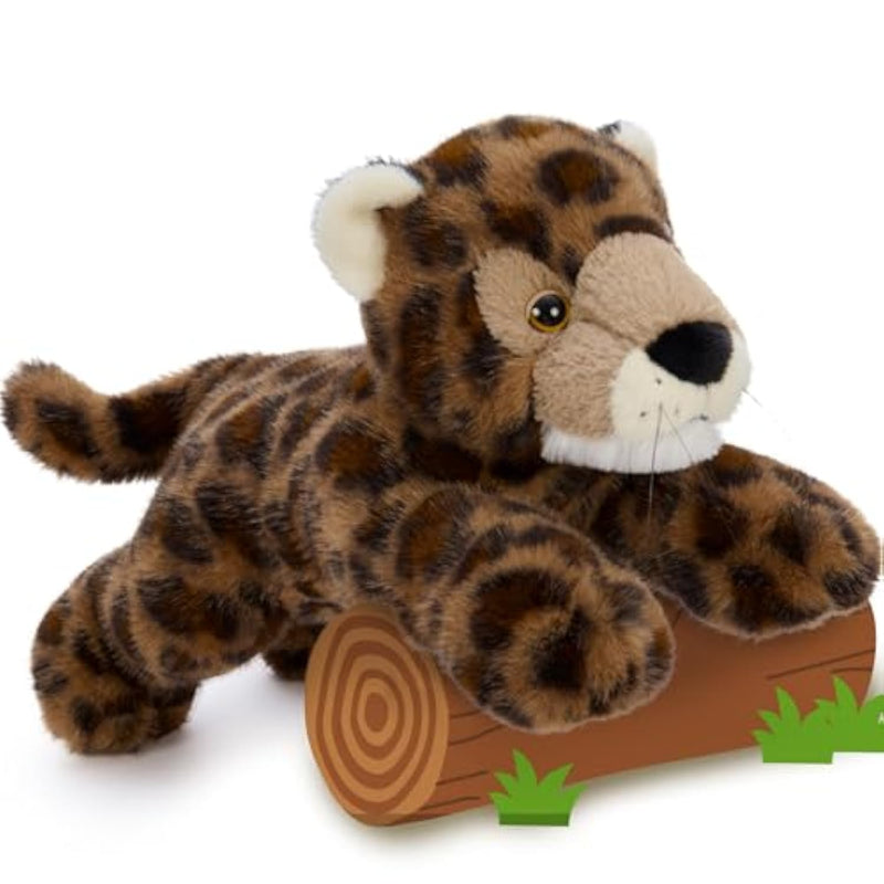 16 Inch Cheetah Stuffed Animal, Soft Cute Cub Plush, Wild Cheetah Animals Fun Gift For Boys, Girls, Kids