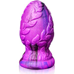 Big Anal Butt Plug Sex Toys Soft Silicone Anal Plug Adult Sex Products With Leaf Texture And Suction Cup Base For Wen Women Prostate Stimulation And Pleasure (L)