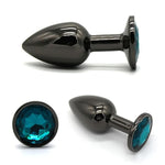 Anal Bead Plug Grey Metal Adult Sex Toys (Large)