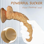 9.8 Inch Realistic Dildo Lifelike Huge Penis With Strong Suction Cup For Hands-Free Play, Flexible Cock Strapless Strap-On Dildo For Vaginal G-Spot Anal Play Adult Sex Toys For Women