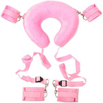 Sm Flirting Binding Split Leg With Pillow Stretch Leg Restraint Pillow(Pink)