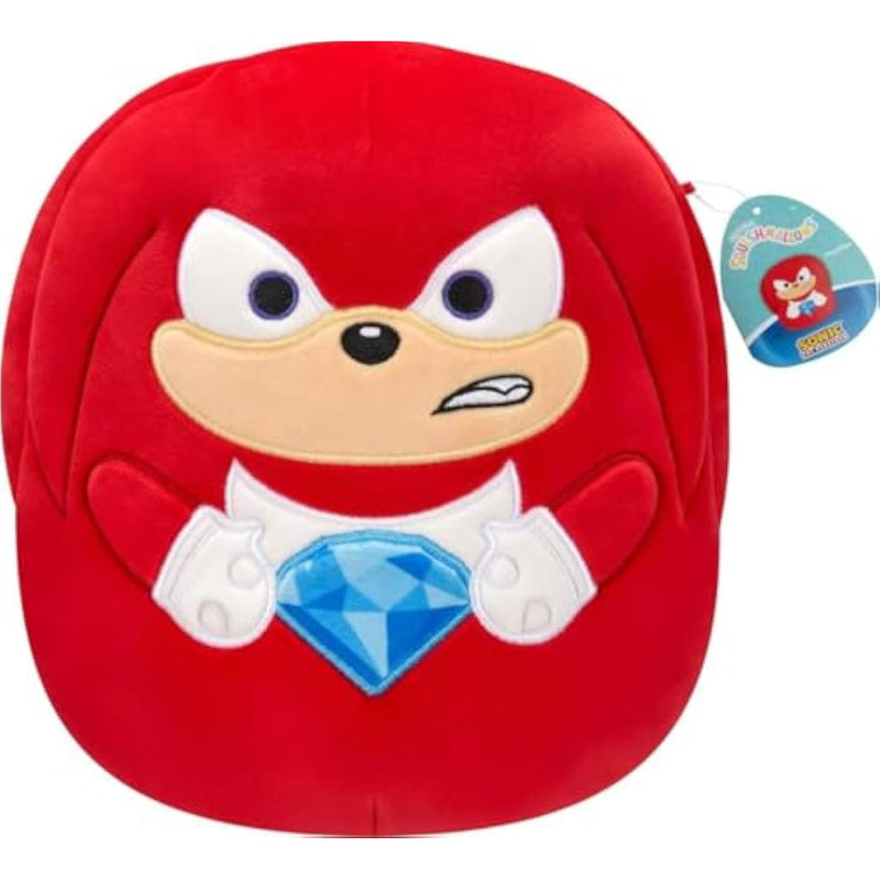 2025 Original 8 Inch Sonic The Hedgehog Squad Plush - Collectible Soft & Squishy Mini Stuffed Animal Toy - Add To Your Squad - Gift For Kids, Girls & Boys (Knuckles)