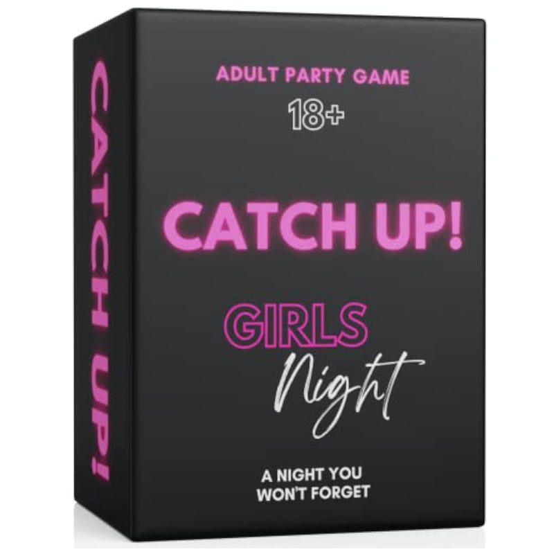 Catch Up! Spicy Girls Night Card Game – 18+ Conversation Starters For Women | Adult Party & Drinking Game | Bachelorette Party Games, Girls Night In