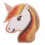 Unicorn Face Natural Stone Mosaic Craft Kit by Continuum Games