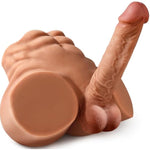 6.8Lb Male Sex Doll With Dildo, Adult Torso Sex Doll Toys With 7.08In Huge Dildos For Women Masturbation, Unisex Masturbator Sex Toy With Penis Tight Anal For Gay Les Men Couple