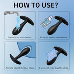 Anal Plug Anal Sex Toys,3Pcs Butt Plug,Silicone Anal Toys,Anal Training Kit,Adult Sex Toys Games Butt Plug,Easy Insertion For Beginners Advanced Users With Flared Base Prostate Sex Toys