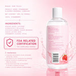 Strawberry Flavored Water Based Lube Non Sticky Anal Lube 10 Fl Oz