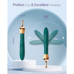 Vibrator For Women, G Spot Vibrator Sex Toys Stimulate Clitoral Nipple With 3 Professional-Grade Attachments 10 Vibration Modes,Mini Vibrator,Quiet Adult Toys For Couple