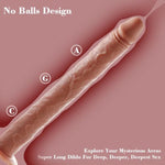 16.9 Inch Extra Super Long Realistic Dildo, Built In Skeleton Flexible Dildo With Strong Suction Cup For Deepest Sex, Silicone Huge Big Anal Dildo Large Giant Penis, Sex Toy For Women Men Gay