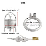 Men'S Chasity Device Stainless Steel Male Chastity Cage Lock For The Best Men Companion J2145 45Mm