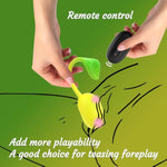 Remote Control Vibrator For Women - Hands-Free G-Spot & Clitoral Stimulator, Whisper Quiet Wearable Vibrator For Couples, Long Distance Lover, 10 Vibration Modes (Bean Sprout Design)