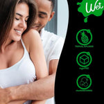 Flavored Warming Lubricant For Men, Women & Couples, 3 Fl Oz (Tropical Explosion) - Long-Lasting Premium Personal Lube Safe To Use With Latex Condoms - Gluten Free & Sugar Free