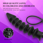 Large Inflatable Threaded Anal Plug Pointed Design Dildo G-Spot Stimulation Adult Sex Products