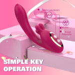 Sex Toys Vibrator, G Spot Vibrator Adult Toys, Vibrator For Women With 9 Vibrating Modes & 6 Kneading Modes, Rose Sex Toy Sexual Pleasure Tools For Women, Adult Sex Toys & Games