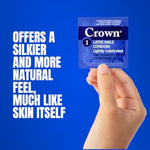 Crown Condoms — 1008 Count — Lubricated Latex Condoms — Bulk 1008 Per Pack