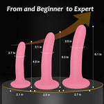 Anal Plug Trainer Kit:3Pcs Silicone Butt Plugs Soft Anal Dildo Sex Toys Kit, Waterproof Anal Plugs Trainer Set For Adult Starter Beginner Men Women Couples Prostate Massage Anal Plugs Toys