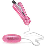 B Yours Glitter Power Bullet - Remote Control Vibrator - For Vaginal, Clitoral, Nipple Stimulation - Use During Foreplay, Intercourse - Versatile Sex Toy