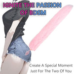 Anal Tail Plug Cat Tail BDSM Furry Tail 18.1in Small Butt Plug Silicone Cosplay Role Play SM Buttplug Style Sexual Accessory Analplug for Anus Sex Ass Plug Toy Men Women Couples Beginners Erotic Pink