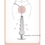 Hollow Anal Butt Plug Metal Anus Vagina Dilator Anal Trainer Expander Toys G-Spotting Stimulation Prostate Massage Anal Dildo Adult Sex Toys For Women Men