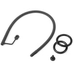 3Pcs Set-Silicone Soft Urethra Extra Long Hollow Catheter Urethra Plug Manual Masturbation Orgasm Device For Men 5Mm/7Mm/9Mm, Black