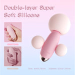 Invisible Pink Mini Bullet Vibrator Adult Toys For Women Small Vibrators With Soft Silicone Wearable Vibrator Personal Massager With 8 Vibration Modes Nipple Clitoral Stimulator Couple Sex Toy