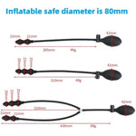 Inflatable Anal Plug Expandable Dildo Pump Butt Plug Anal Dilator Bdsm Sex Toy Gay Prostate Massage For Anus Enlargement By Pump (Color : A)