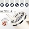 2 Pack Stanley Lid Replacement 40 Oz, Stanley Lid No Spill, 40 Oz Tumbler Lid Replacement, Stanley Leak Proof Lid Spill Proof Stanley Lid Leak Proof Stanley Lid Stanley Cup Lid Stanley (Cream White)