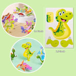 100Pcs Educational 3D Cartoon Puzzle For Kids - Insects, Dinosaurs, Animals, Vehicles Themed 3D Diy Cardboards For Boys & Girls Gift Party Supplies