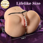 3 Sucking & 7 Vibrating Sex Doll For Men, Automatic Male Masturbator Doll Pussy Ass Sex Toy With Vagina & Open Leg, Realistic Pocket Pussy Stroker With 3D Texture, Male Sex Toy 9.92 Lb Angel