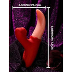 Tongue Vibrator Adult Sex Toys For Women Clit Sucker 3In1 G Spot Vibrator Nipple Sucking Anal Dildo Rose Sex Toy Female Sex Toy Clitoral Stimulator Adult Licking Sucking Tongue Vibrators Butterfly