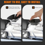 Anti-Splash Flow Hood For Ninja Slushie Machine Fs301/Fs300/Fs299 - Liquid Guide Cover - Ninja Slushie Machine Accessories - No Spills When Pouring Beverages/Fruit Juices (Black)