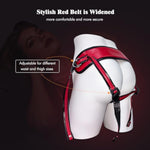 Strap On Dildo Harness Adult Sex Toys For Women Men Pegging Dildo,Adjustable Waist And Thigh Leather Belt With 3 Size Metal O-Rings, Strap On Harness Sex Toy Lingerie For Lesbian Gay Couples
