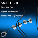 Anal Beads Metal Balls Set 4 Weighted Sm Anal Balls With Pull Ring Buttplug Cord Metal Huge Butt Plug Kegel Balls Sex Large Bead For Anal Pleasure Bdsm Tools Erotic Sex Toys For Men Women Couples