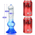 Anal Dildo Realistic Knot Dildo With Suction Cup For Prostate Massage G-Spot Stimulation Adult Sex Toys For Men Women Couples (M)