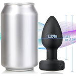 Silicone Vibrating Anal Plug With Luminous Base, Wireless Remote Control Rechargeable Butt Plug Anal Massager G-Spot Anus Stimulation For Man And Woman Pleasure Bed Games
