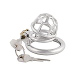 Male'S Chastity Device Cage Stainless Steel Trainer Kit For Men Chasity Cage J0140 40Mm