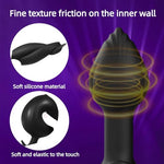 Inflatable Anal Plug Large Butt Plug with Anal Pump Magnetic Design