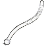 Crystal Glass Pleasure Wand Dildo Penis - Store - Smooth Glider Curved Glass,Clear