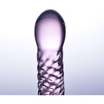 Glass Crystal Wand Pink Glass Dildo Glass Anal Plug Butt Plug G-Spot Wand Anal Dildo Massage Wand Glass Anal Sex Toy