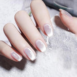 Crystal Wide Cat Eye Nail Gel Polish Sliver 9D Magnetic Gel Nail Polish With Snowlight Sliver Cat Eye Effect With Magnet Stick