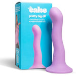 Hello Pretty Big Dil - 6.6 Inch Dildo - Curvy And Wavy Design Targets G-Spot And P-Spot - Firm, Yet Flexible - Body-Safe Silicone - Waterproof Suction Base For Men And Women - Harness Compatible