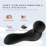 Mini Massager Rechargeable - 9 Speeds 19 Modes - Small Massager Tool For Body Relaxation And Pleasure, Portable Handheld Massager, Black