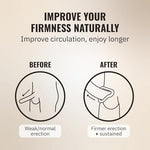 Ring – Penis Ring for Men | Medical-Grade Silicone Erectile Dysfunction Rings Design | Helps Enhance Erections Safely | Comfortable, Adjustable & Durable (Firm)
