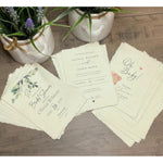 Handmade Deckled Edge Cotton Paper - Cold Pressed Texture for Artistic Projects