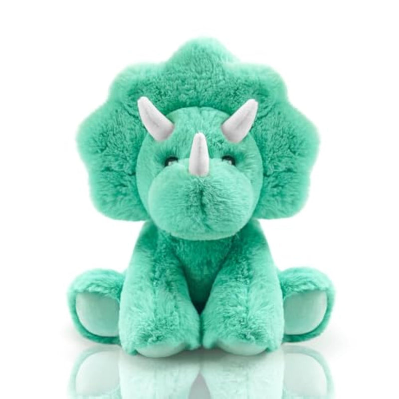 Triceratops Stuffed Animal Toys, 8.5 Inch Soft And Cuddly Triceratops Plush Animals Toy, Cute And Realistic Stuffed Animals Gifts For Boys And Girls Soft Toy For Kids
