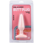 Doc Johnson Anal Plug, Muave, Medium, 1 Count White