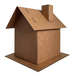 5 Pack Cardboard Craft House Kits for Kids, Classroom & Family DIY Activity