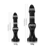 11.8 Inch Long Anal Butt Plug, Soft Flexible Anal Dilator Dildo