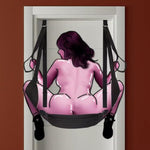 Sex Furniture For Bedroom Position Over The Door Sexy Swing Sex Straps For Adult Sex Sling Heavy Duty Hold 300Lbs Frequent Flyer Door Mount Swing Sex Bonding Restraints Hoodies Sweater